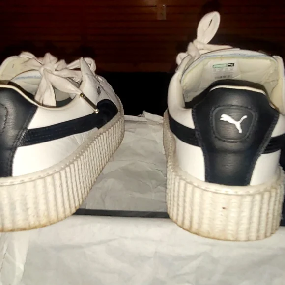 Puma Shoes Fenty Puma White Leather Creeper Sz Mens Poshmark